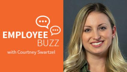 Employee Buzz Guest, Courtney Swartzel